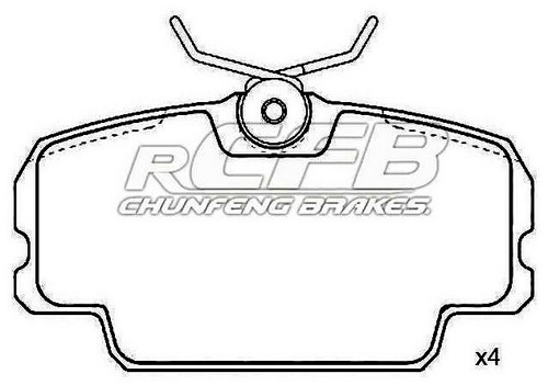 Mercedes Benz Brake Pad Set