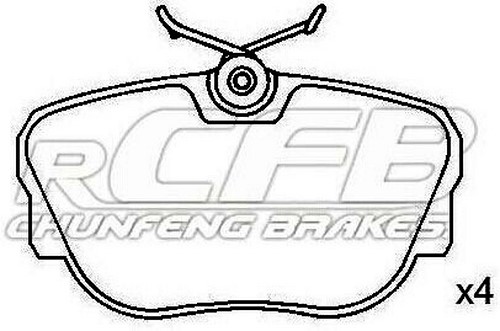 Mercedes Benz Brake Pad Set