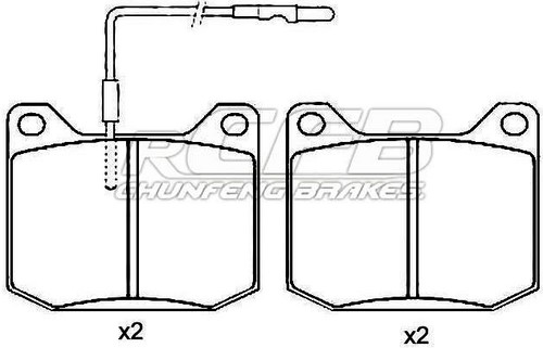 Peugeot Brake Pad Set