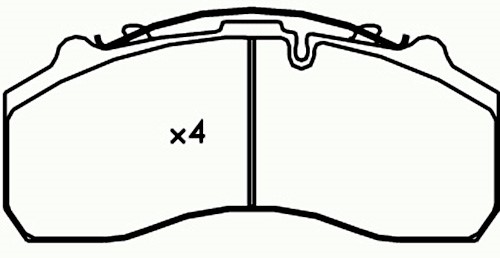 Mercedes Benz Brake Pad Set