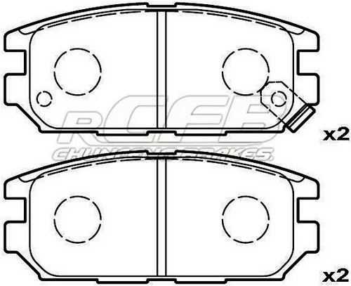 Mitsubishi Brake Pad Set