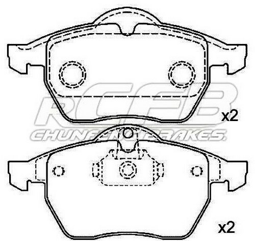 Opel Brake Pad Set