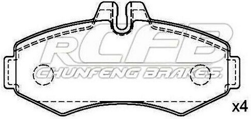 Mercedes Benz Brake Pad Set