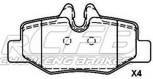 Mercedes Benz Brake Pad Set