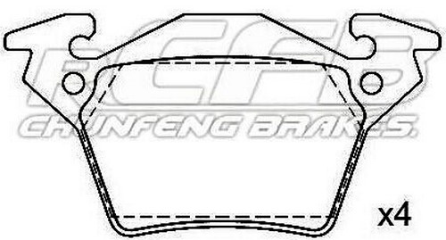 Mercedes Benz Brake Pad Set