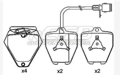 Audi Brake Pad Set