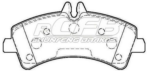 Mercedes Benz Brake Pad Set