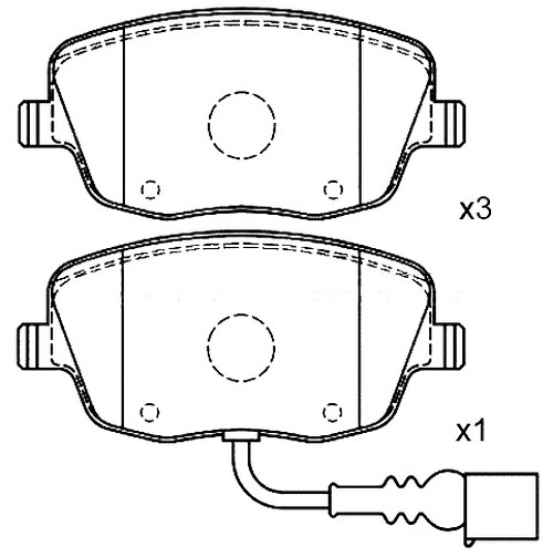 Volkswagen Brake Pad Set