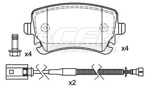 Audi Brake Pad Set