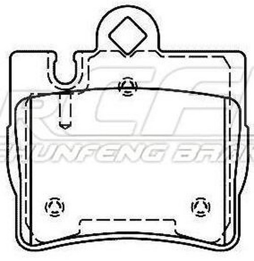 Mercedes Benz Brake Pad Set