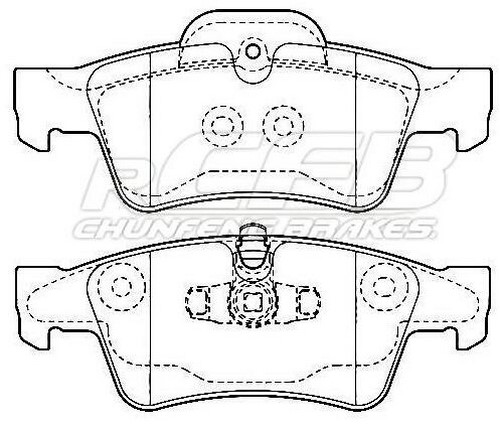 Mercedes Benz Brake Pad Set