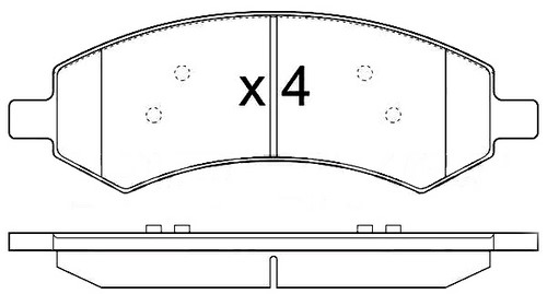 Chrysler Brake Pad Set