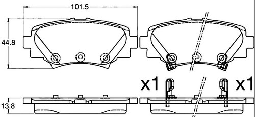 Mazda Brake Pad Set