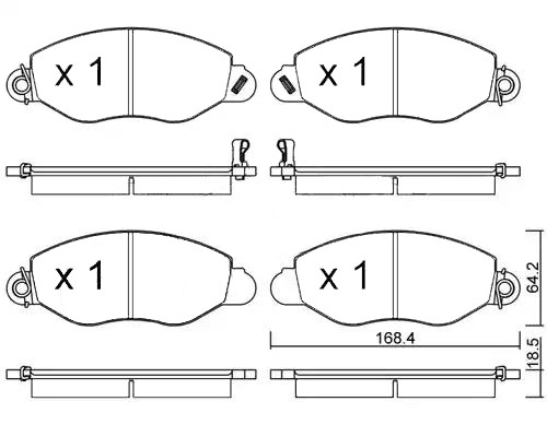 Ford Brake Pad Set